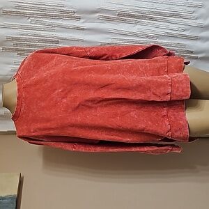 Alexis Burnt Orange colored Corded Vintage Pullover !